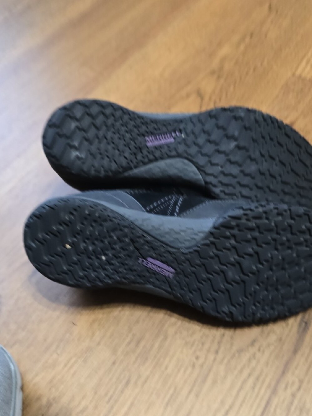 Merrell Women's Black Suede Sneakers with Purple Lining and Orange Insole - Picture 9 of 14